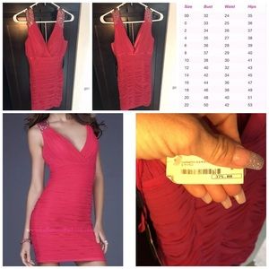 La Femme Pink Party Dress size 6